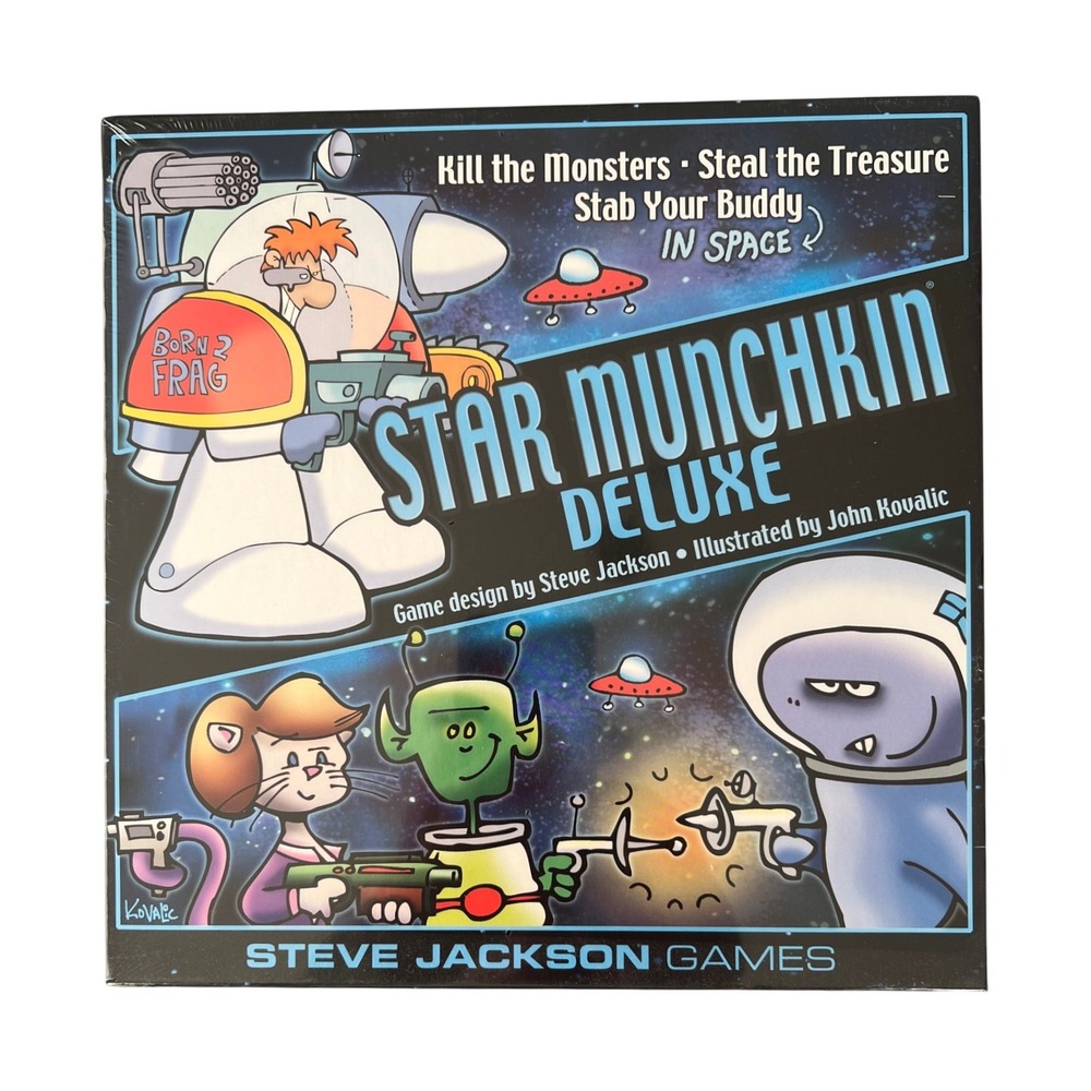 Star Munchkin Deluxe Board Game Steve Jackson Games SJG 1502 New Sealed
